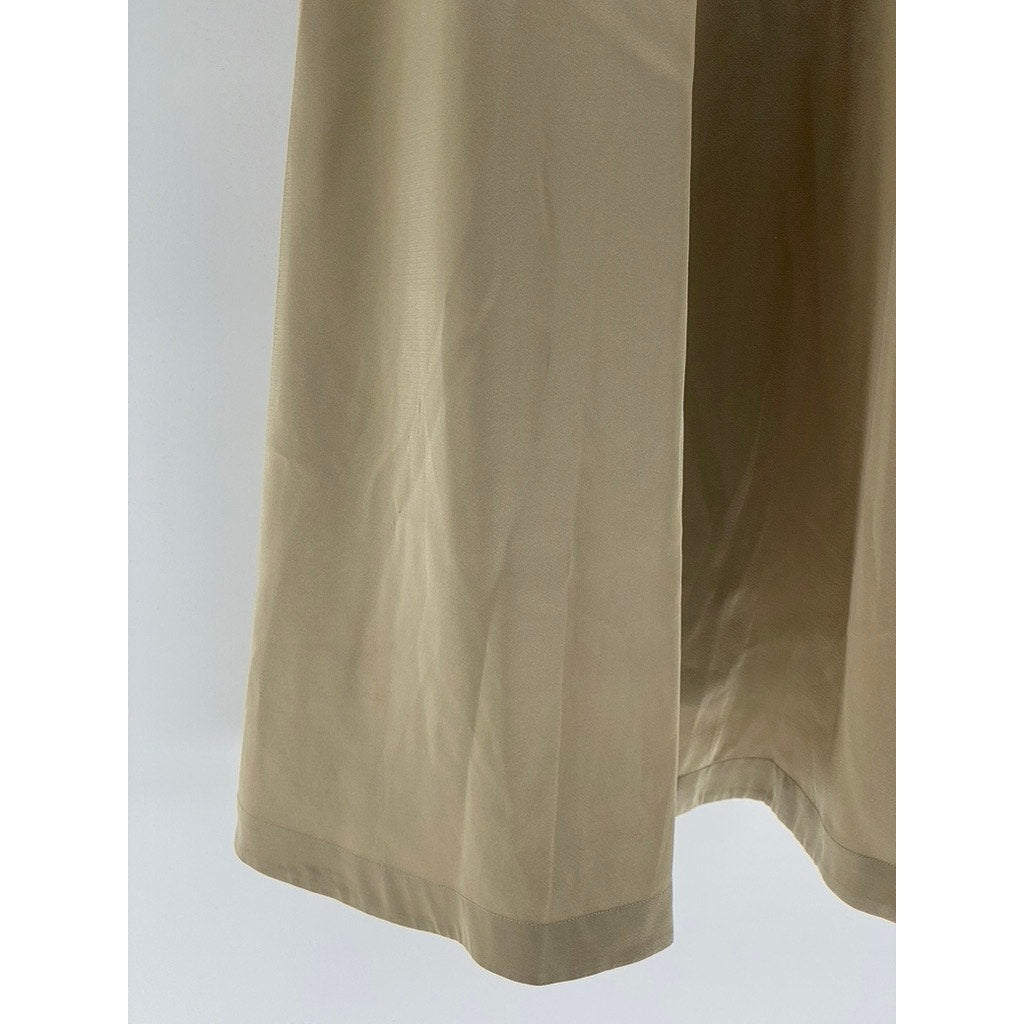 MIGO'S Women's Tan Crewneck Sleeveless Maxi Dress SZ M