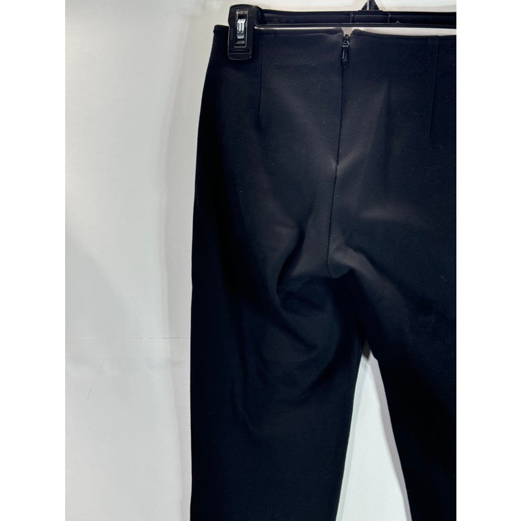 HALOGEN Women's Petite Black Solid Back Zipper Skinny Ankle Pants SZ XS/P