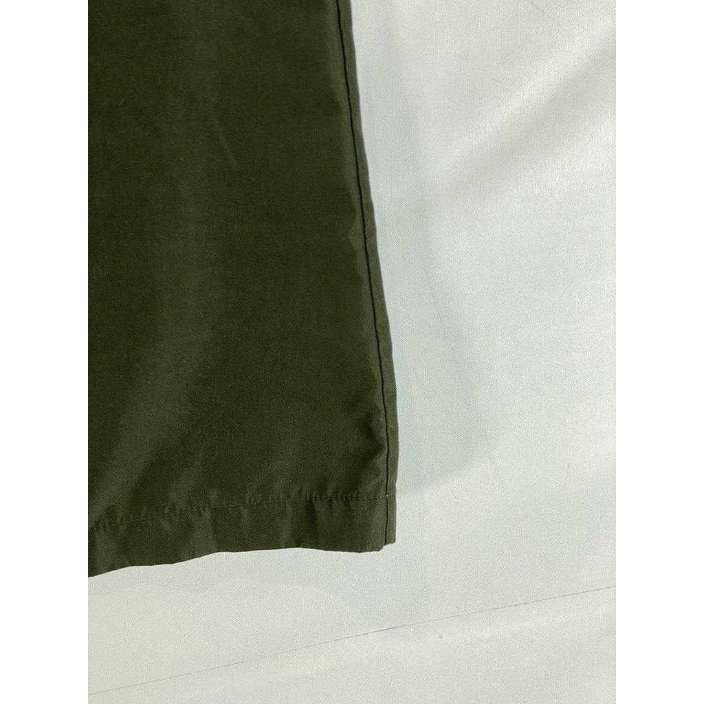 TOMMY HILFIGER Women's Dark Olive Vintage Pull-On Straight Mini Skirt SZ 6