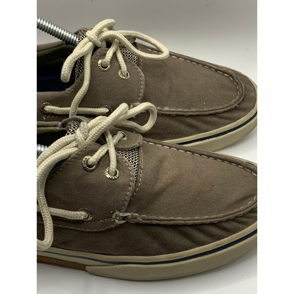 SPERRY Men's Gray Top-Sider Slip-On Boat Shoes SZ 9