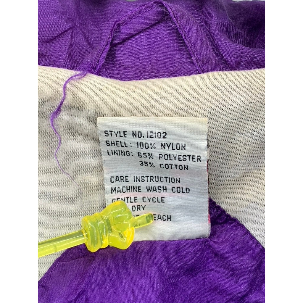 ROCK CREEK CASUALS Women's Vintage Multi Zip-Up Windbreaker SZ M