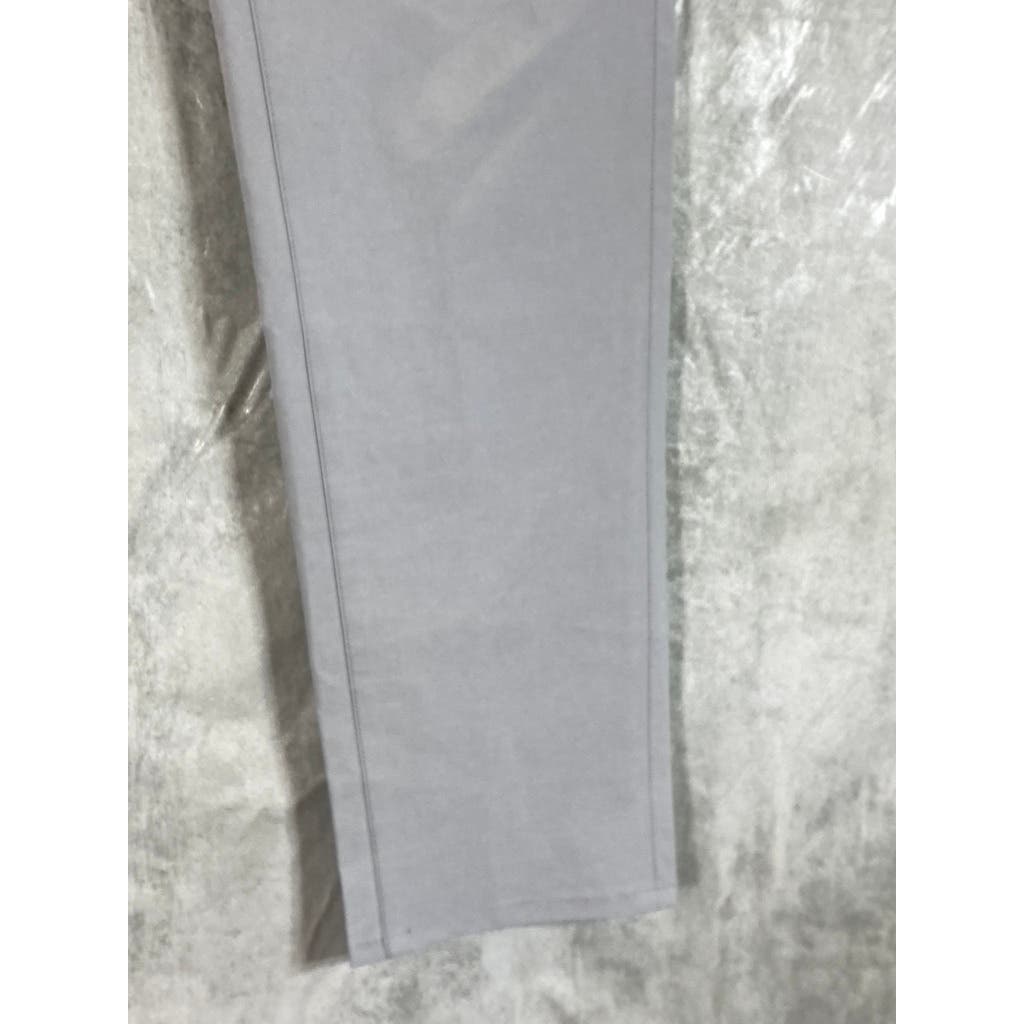 J. HILBURN Men's Light Gray Slim Straight Chino Pants SZ 36x32