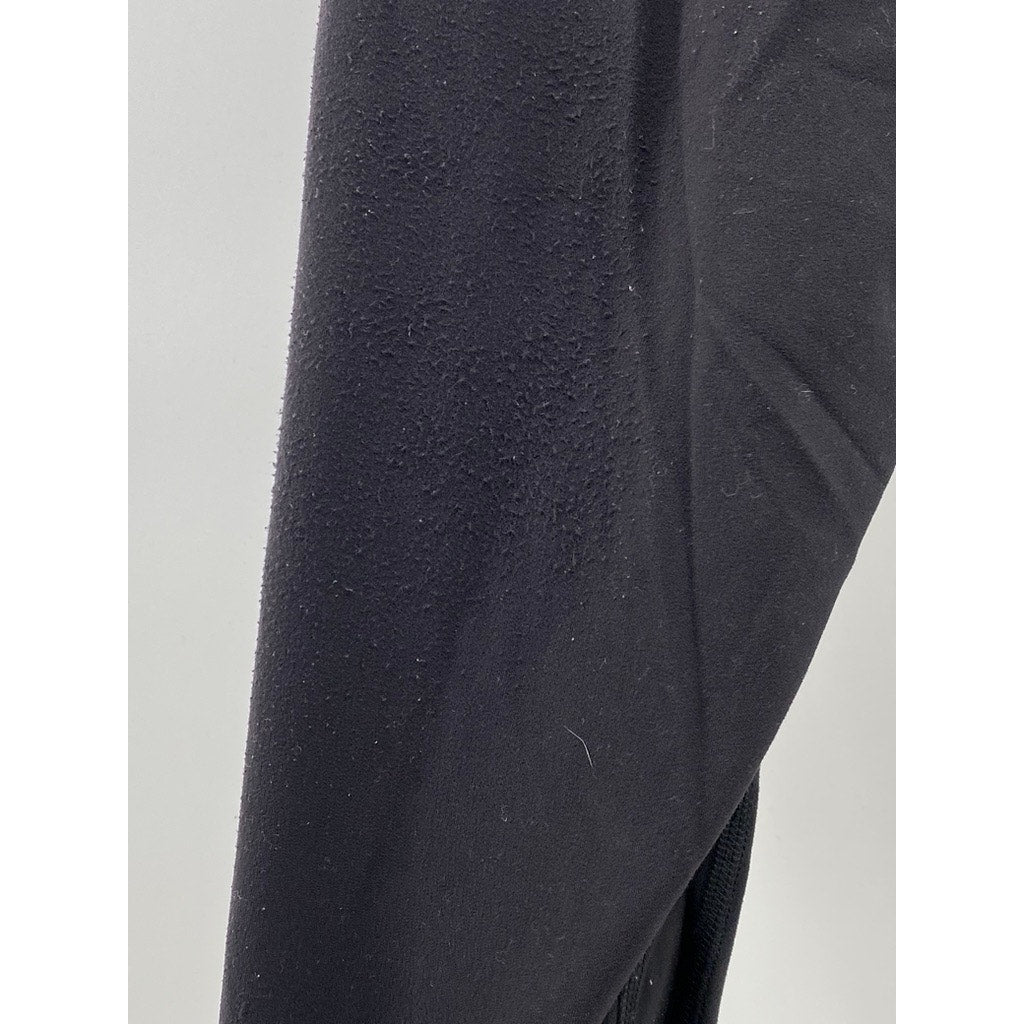 LULULEMON Women's Black High-Rise Cropped Pull-On Leggings SZ 2