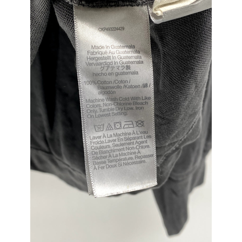 MADEWELL Women's Charcoal Gray Crewneck Relaxed Fit Raglan Tee SZ XS