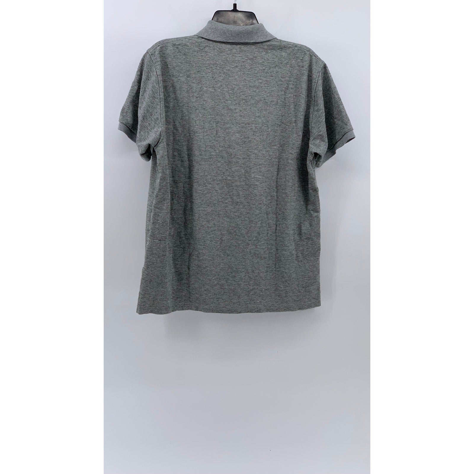 UNIQLO Men's Light Gray Short Sleeve Pique Polo Shirt SZ L