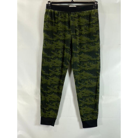 GOODFELLOW & CO Men's Green Camo Print Pull-On Knit Jogger Pajama Pants SZ M