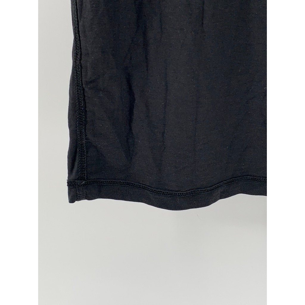 UNBRANDED Men's Black Crewneck T-Shirt SZ S