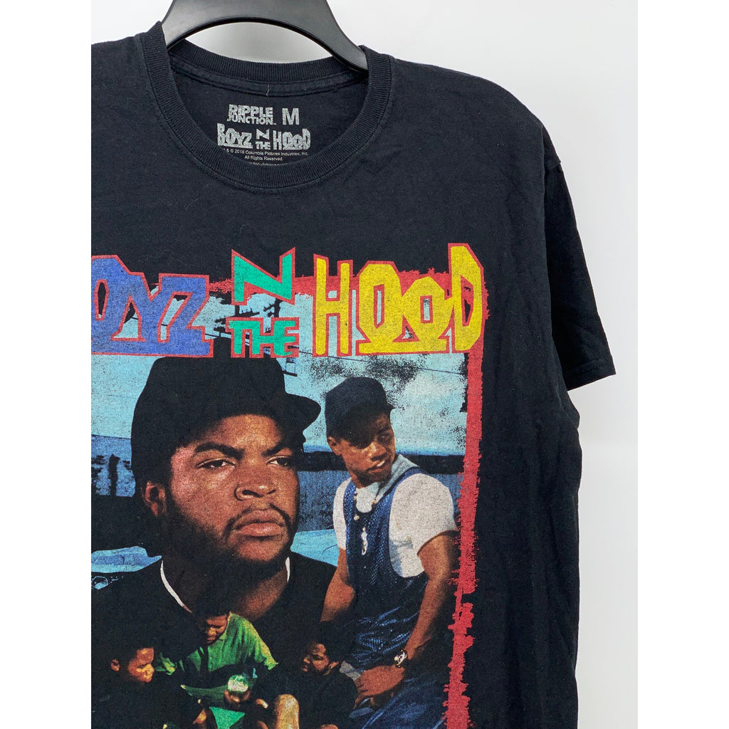 RIPPLE JUNCTION Men's Black Boyz N The Hood Graphic Short Sleeve T-Shirt SZ M