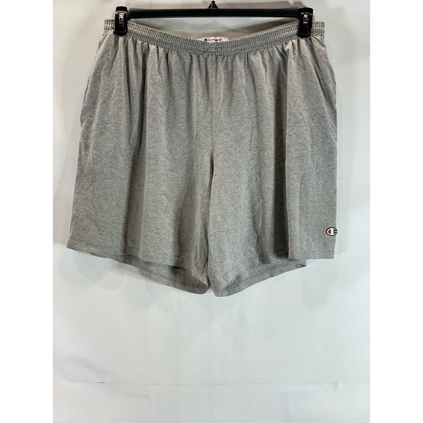 CHAMPION Authentic Men's Gray Regular-Fit Casual Lounge Shorts SZ 3XL