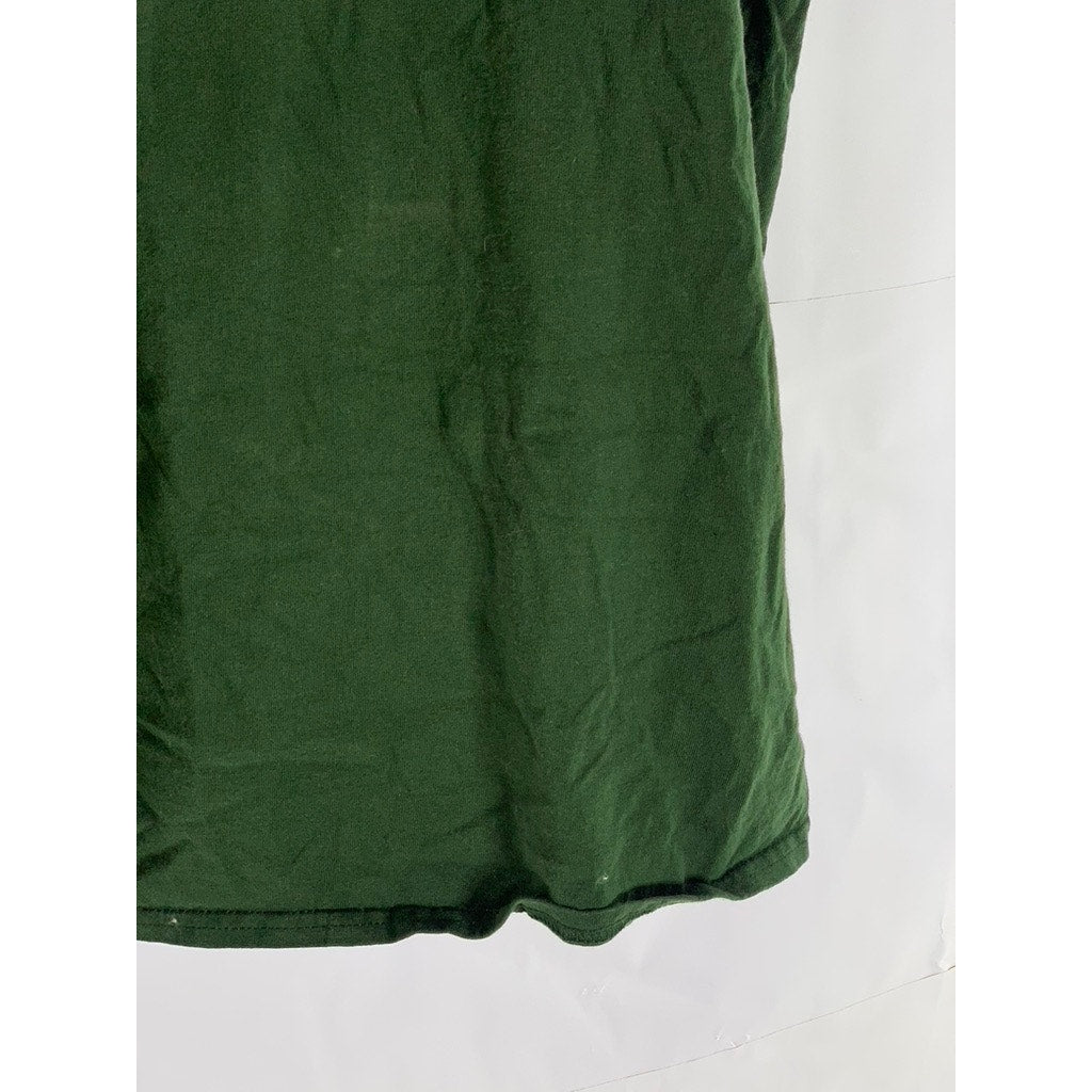 HOLIDAY BRAND Men's Dark Green Crewneck Logo Short Sleeve T-Shirt SZ 2XL