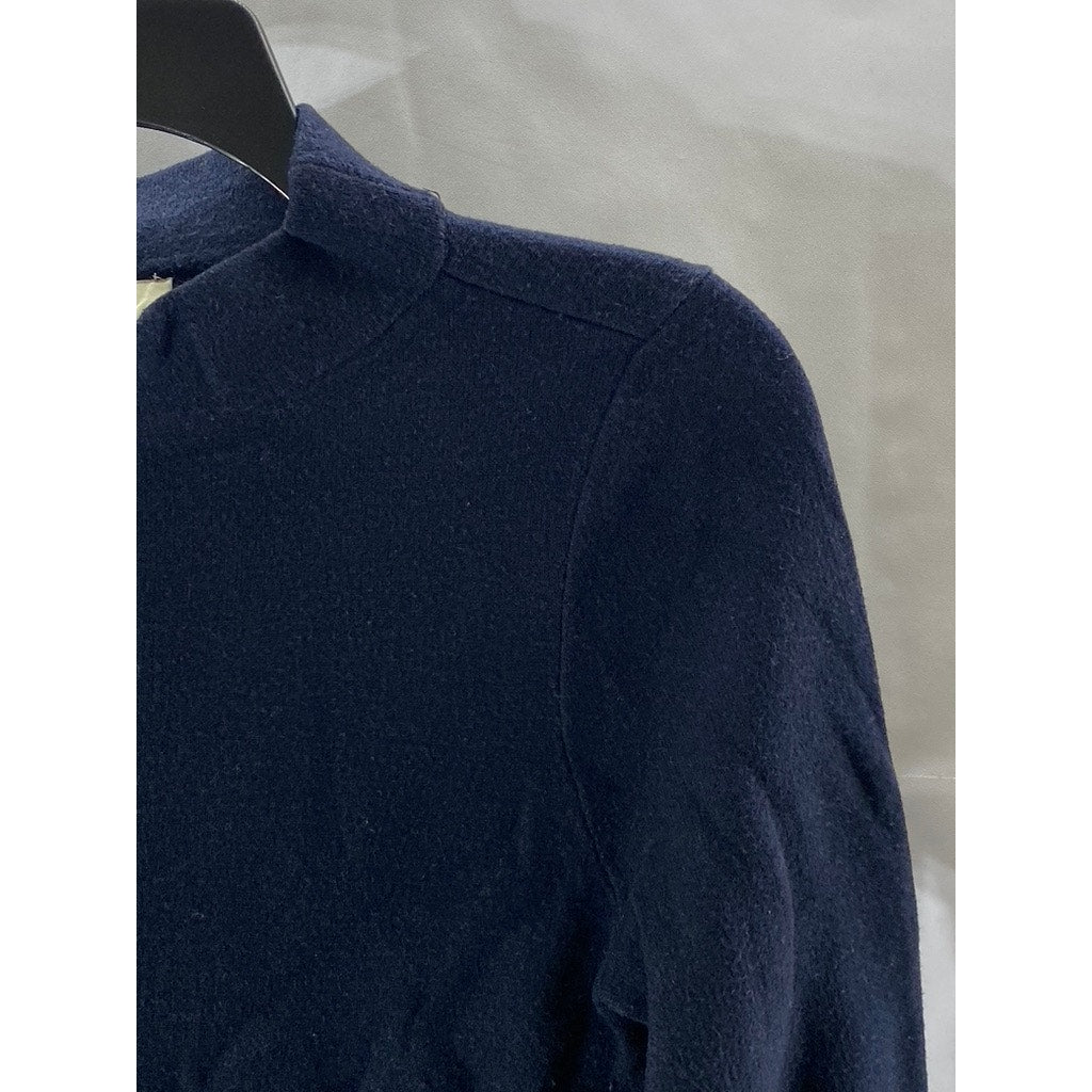 ANN TAYLOR LOFT Women’s Navy Blue Mock-Neck Sweater SZ S
