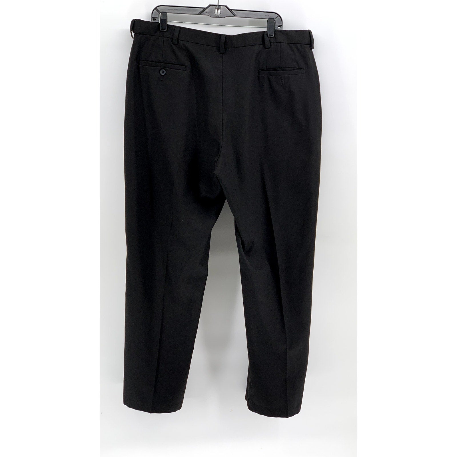 HAGGAR Men's Black Cool18 Pro Classic-Fit Straight-Leg Pant SZ 40X31