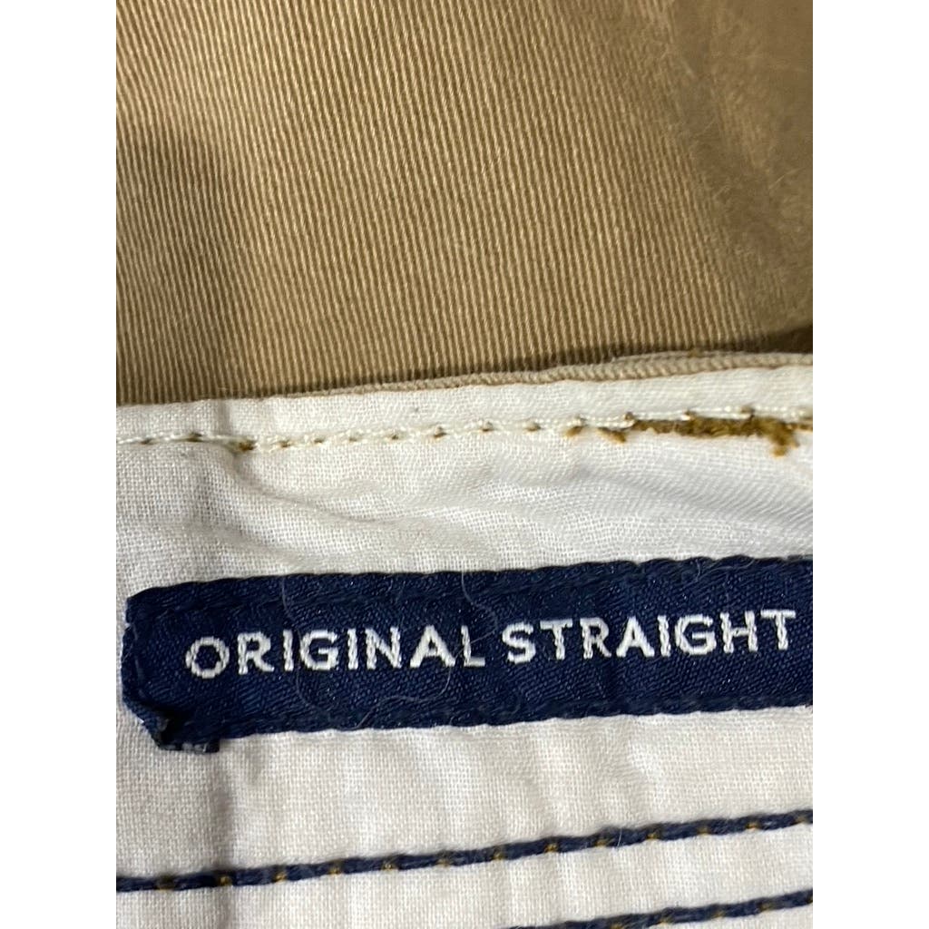 AMERICAN EAGLE Men's Toasted Almond Original Straight Flex Pants SZ 28x32
