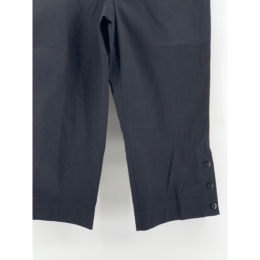CHARTER CLUB Women's Black Katherine Fit Cropped Pant SZ 10