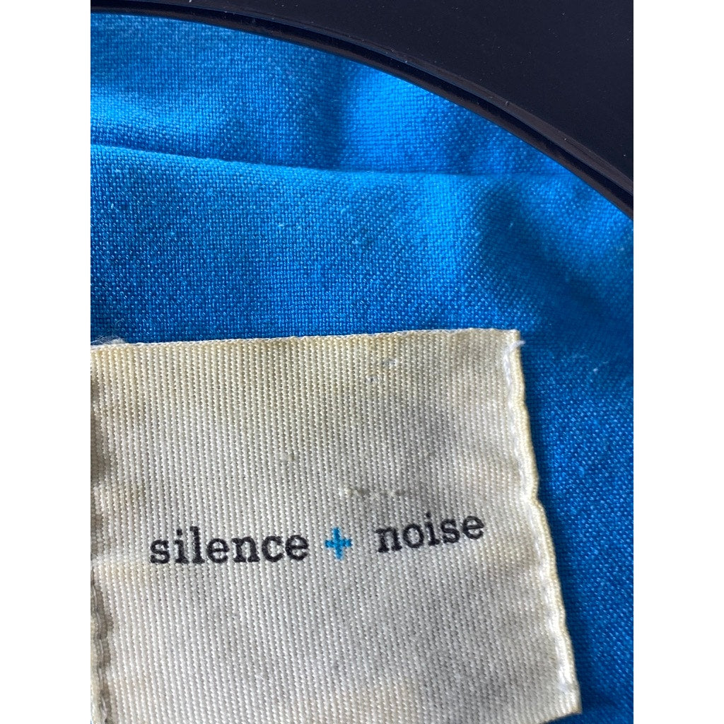 SILENCE + NOISE Women's Blue Notch Lapel Open Front Blazer SZ XS