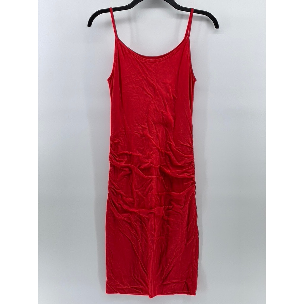 VELVET By GRAHAM & SPENCER Women's Red Solid Scoop-Neck Bodycon Dress SZ S