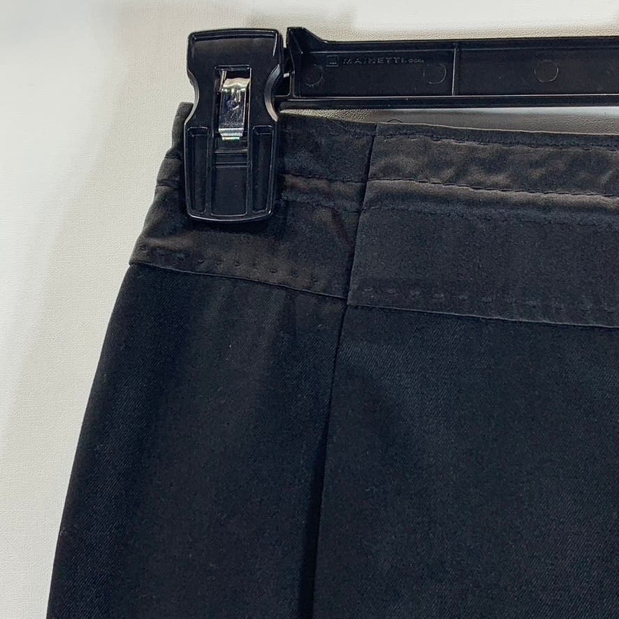 LES COPAINS Women's Black Wool Straight Midi Pencil Skirt SZ 42 IT US S