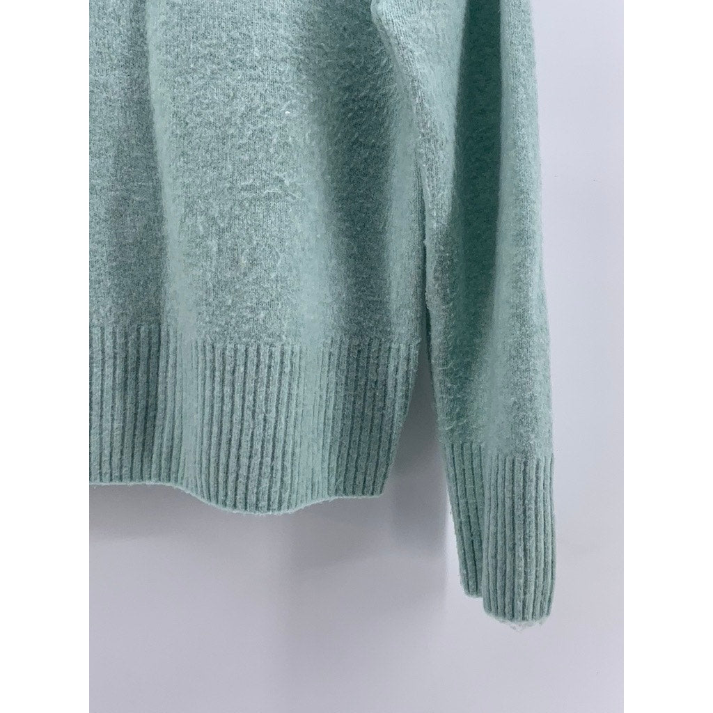 LUNA & SOL Women's Light Blue Crewneck Knit Sweater SZ S