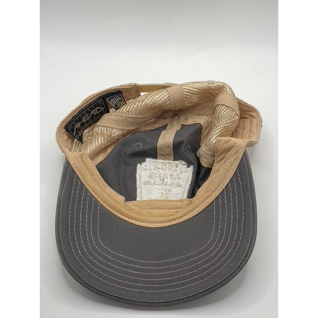 AHEAD HEADGEAR Men’s Tan-Gray Mesh Seattle Space Needle SnapBack SZ OS