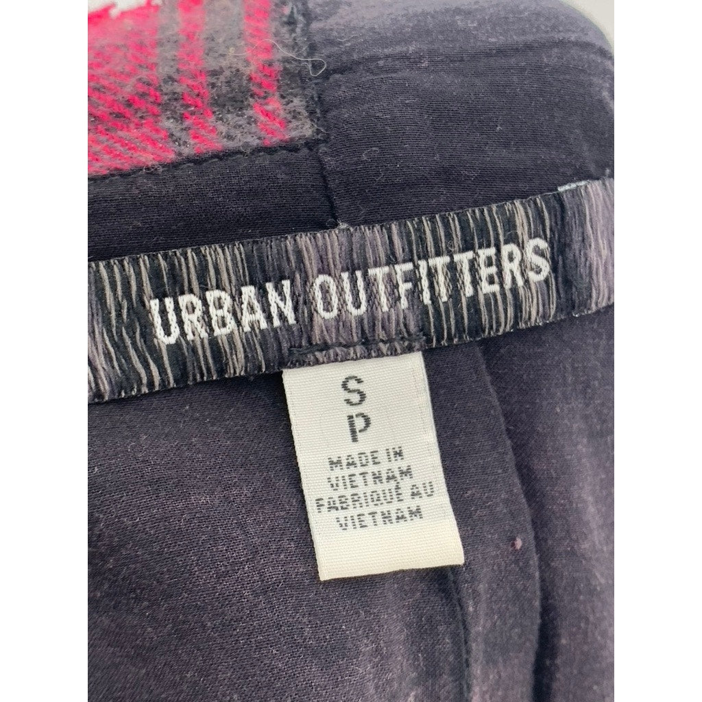 URBAND OUTFITTERS Women's Red-Black-Yellow Plaid Wrap Grunge Mini Skirt SZ S