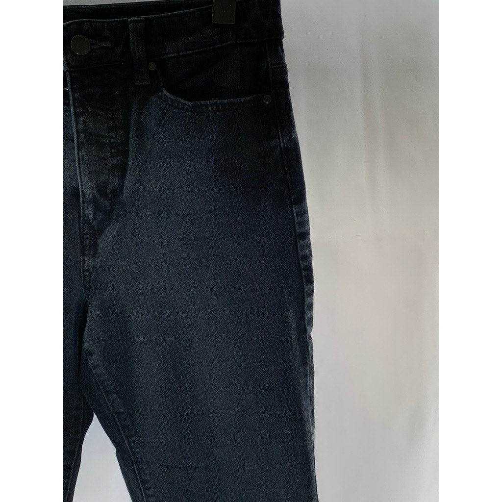 UNIQLO Women's Black Solid Ultra Stretch High-Rise Skinny Tapered Jean SZ 27