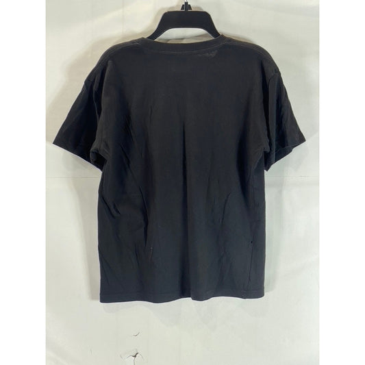 I LOVE NEW YORK Kids Black Logo Crewneck Short Sleeve Classic T-Shirt SZ 14/16