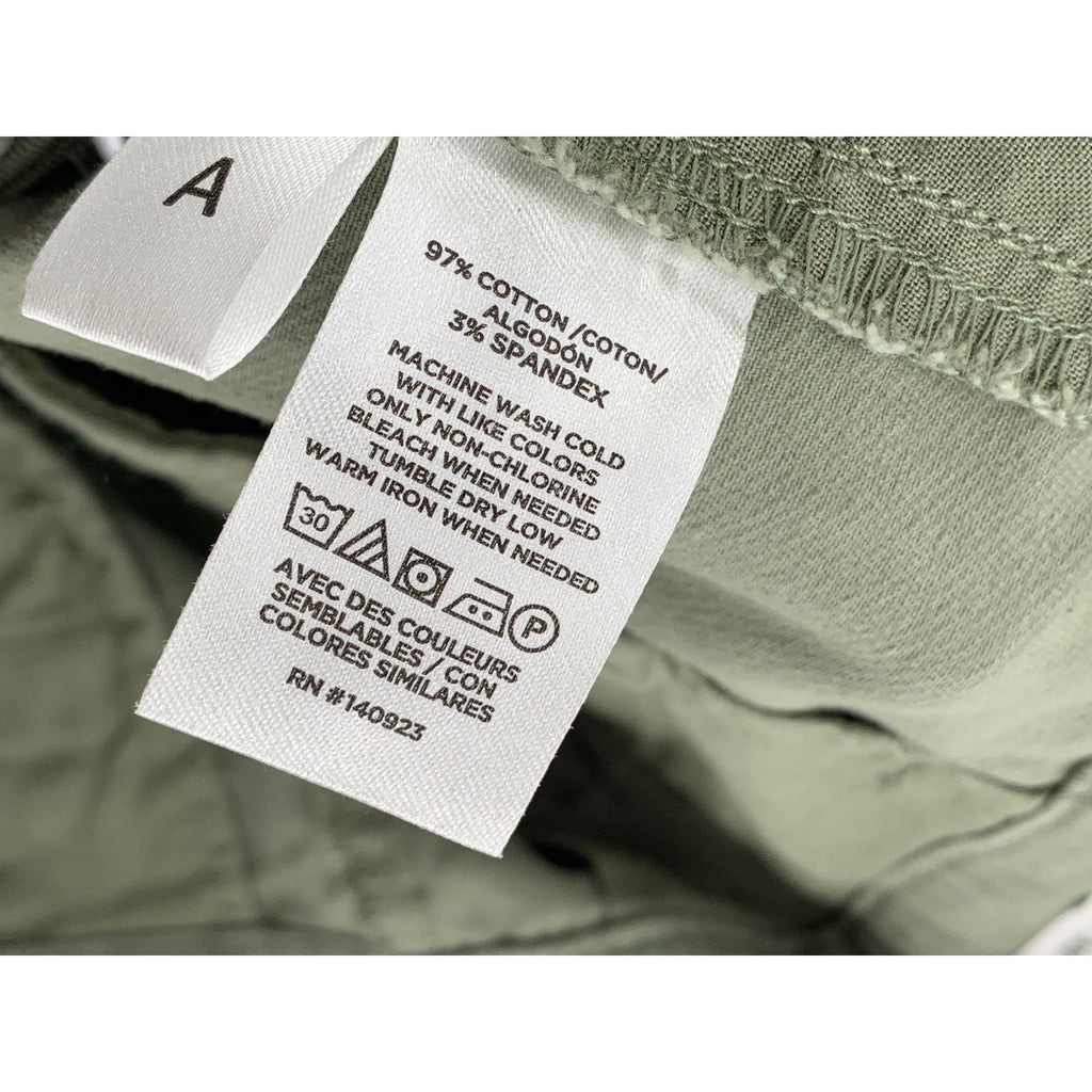 LOFT Women's Petite Olive Green Monroe Casual 4" Chino Shorts SZ 00P