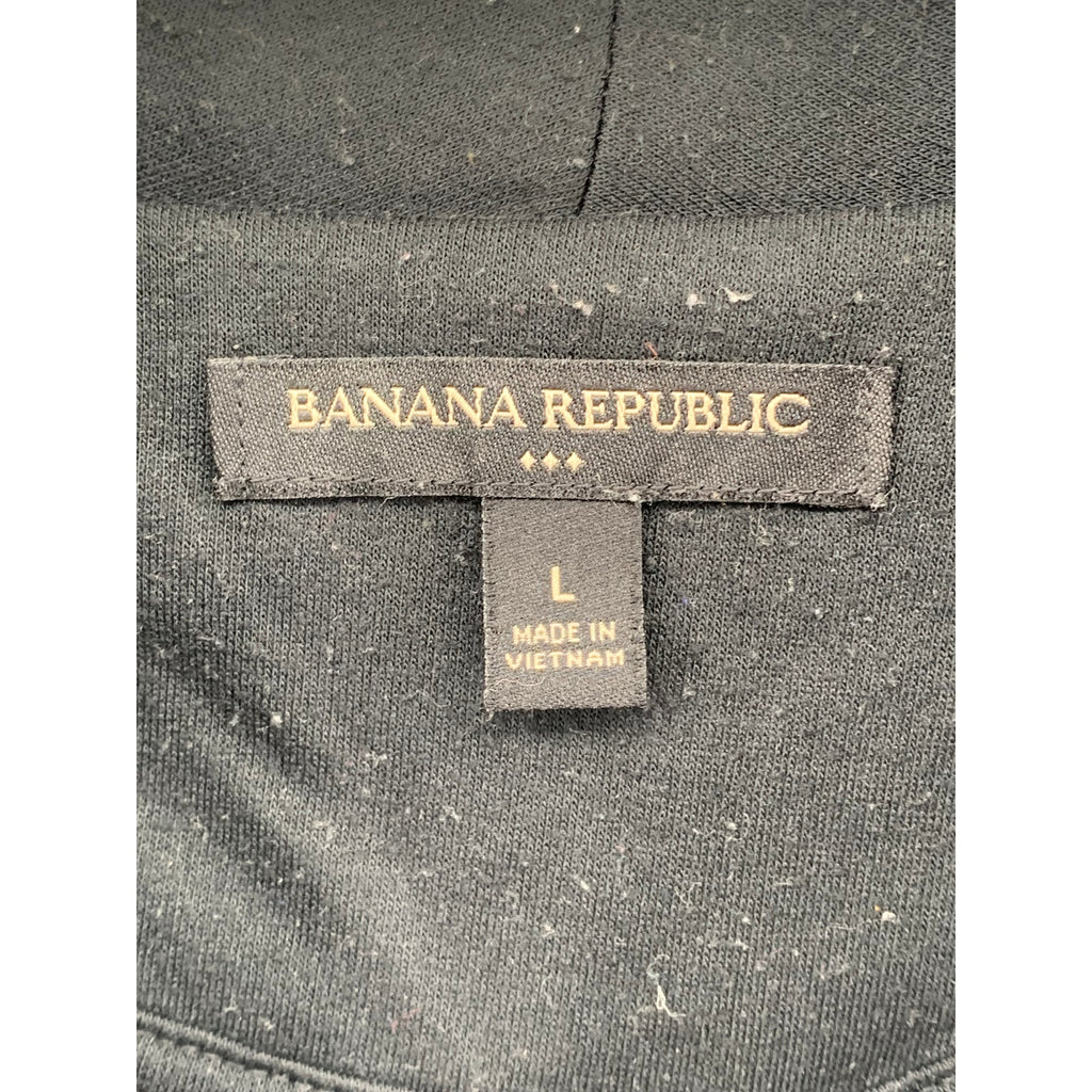 BANANA REPUBLIC Women’s Black Solid One-Button Long Sleeve Blazer SZ L