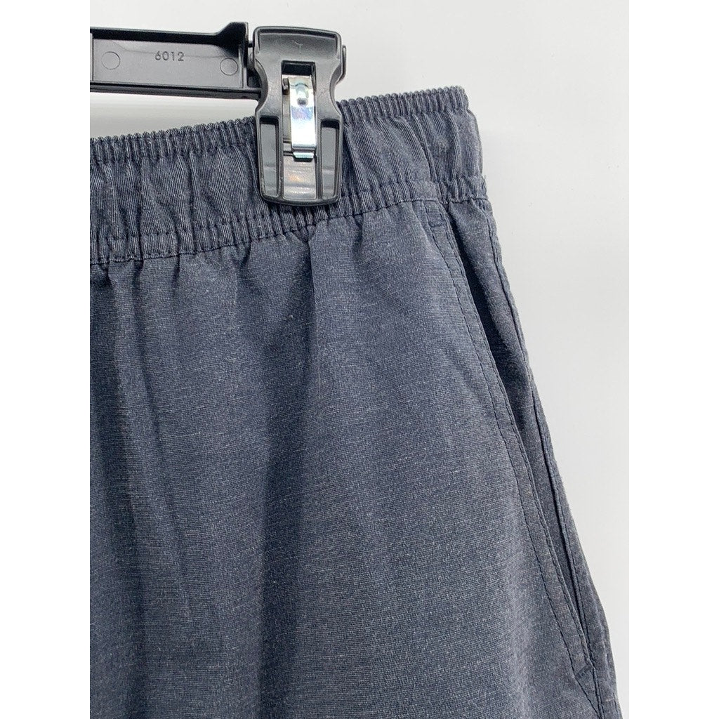 FAIR HARBOR Men's Blue Drawstring Pull-On Swim Shorts SZ L