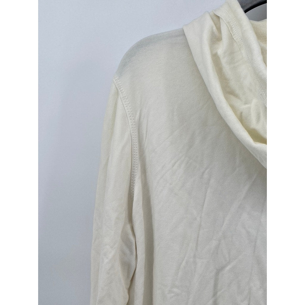 POLO JEANS COMPANY Women's Flag Logo Hooded Zip-Up Sweater SZ XL