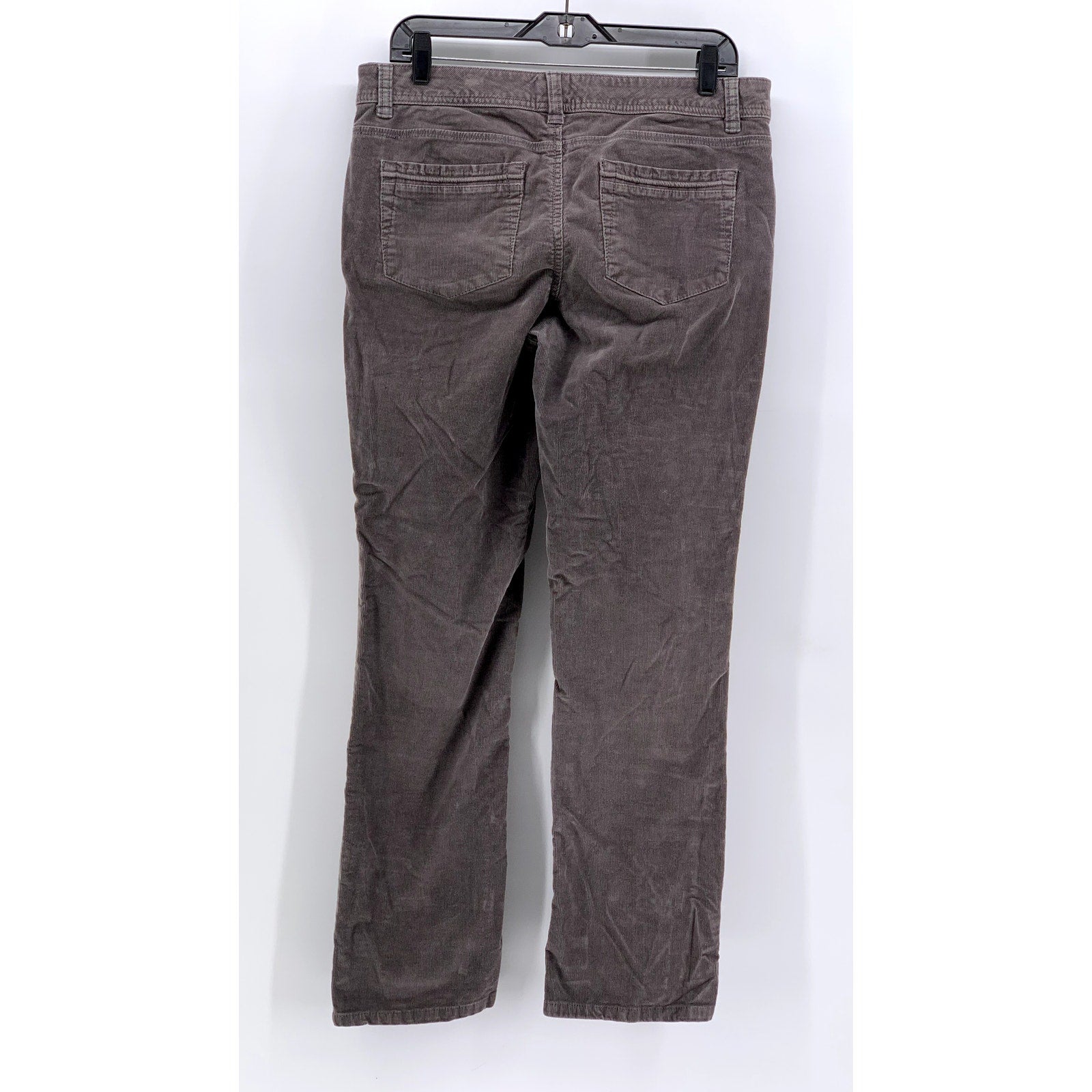 SONOMA LIFE+STYLE Women's Gray Corduroy Straight Leg Modern Fit Pants SZ 10