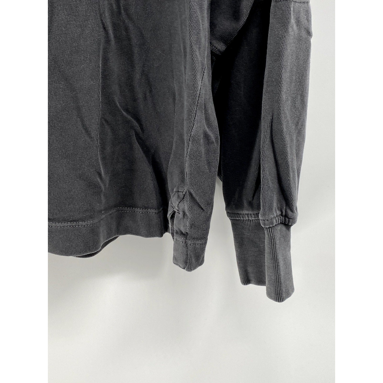 MADEWELL Women's Charcoal Gray Crewneck Relaxed Fit Raglan Tee SZ XS