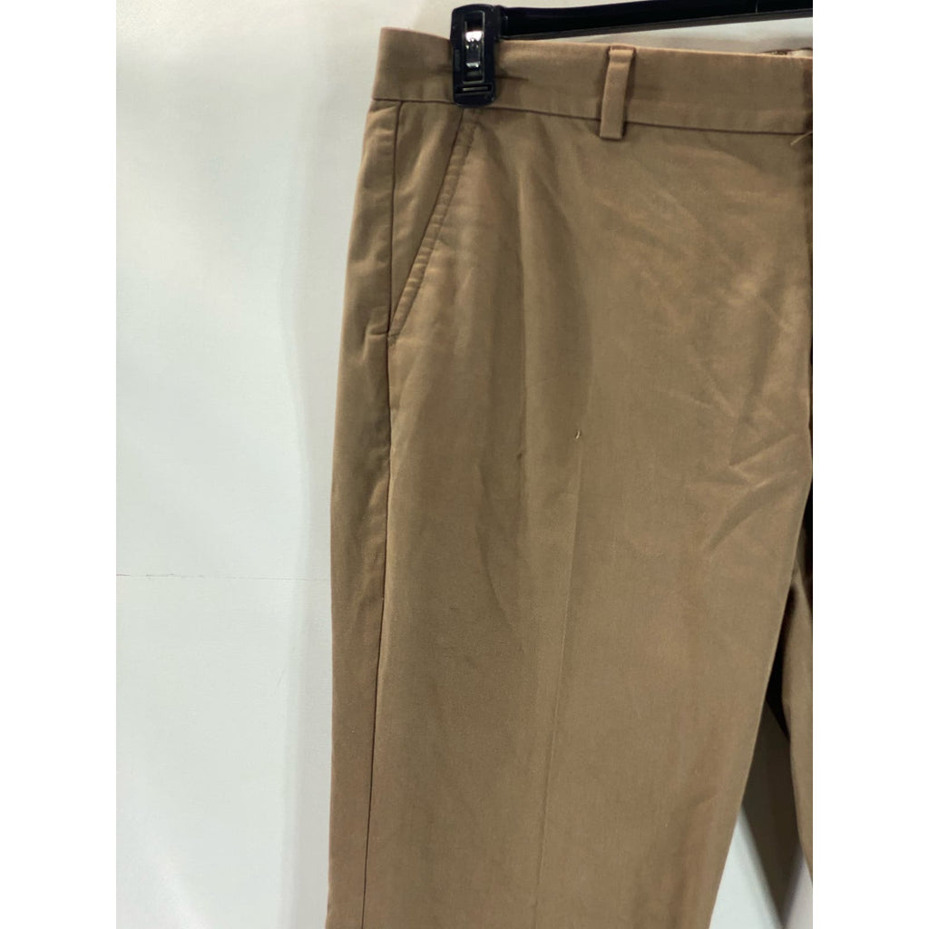 MR TURK By Tina Turk Men's Brown Cotton-Blend Flat Front Pant SZ 36X32