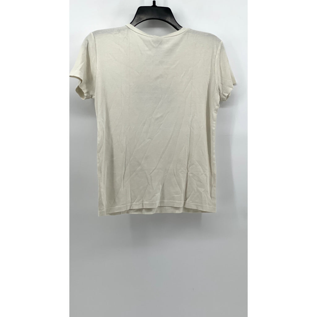 GAP Women's Cream Baby Tee Style SIZE S