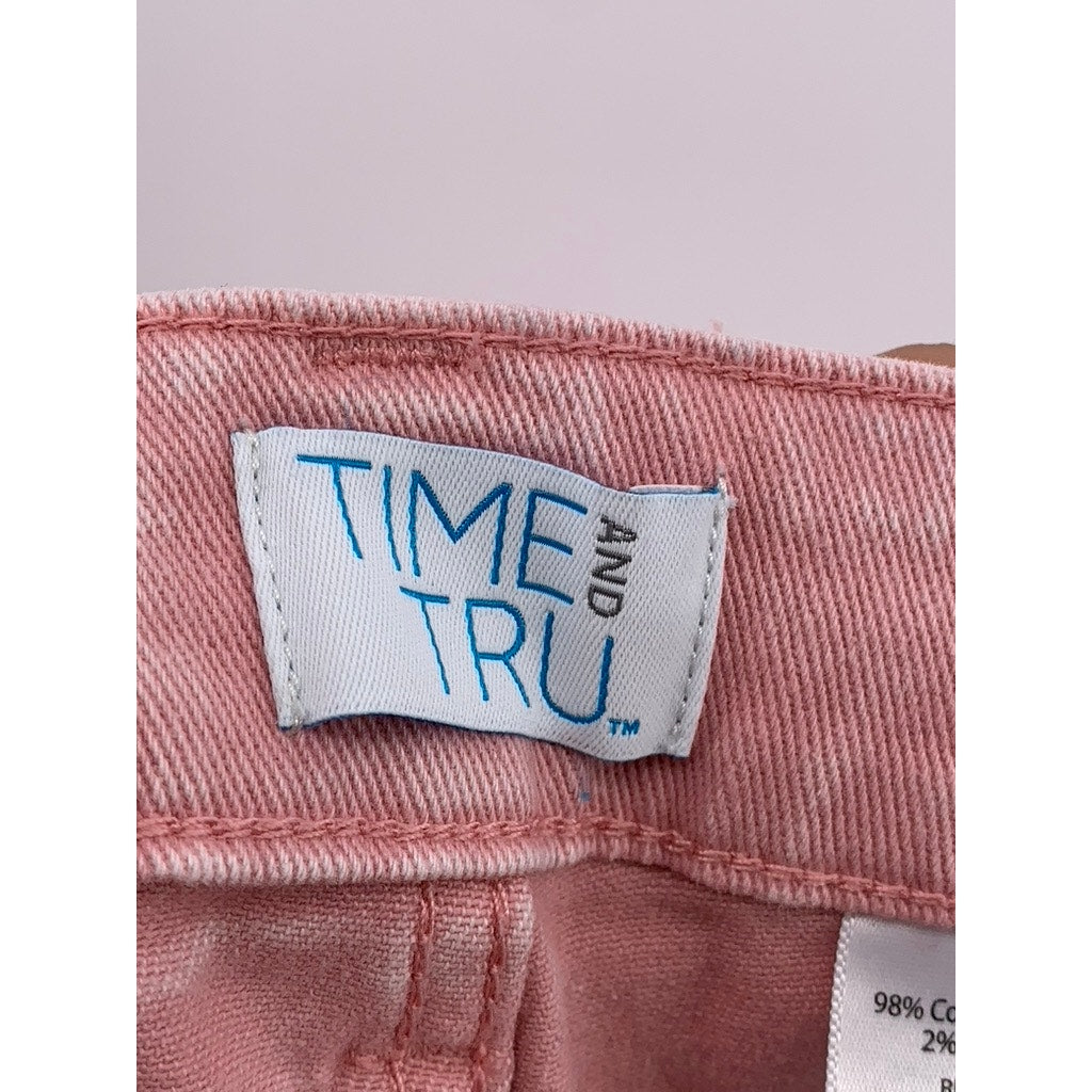 TIME & TRU Women's Pink Straight Leg Pants SZ 10