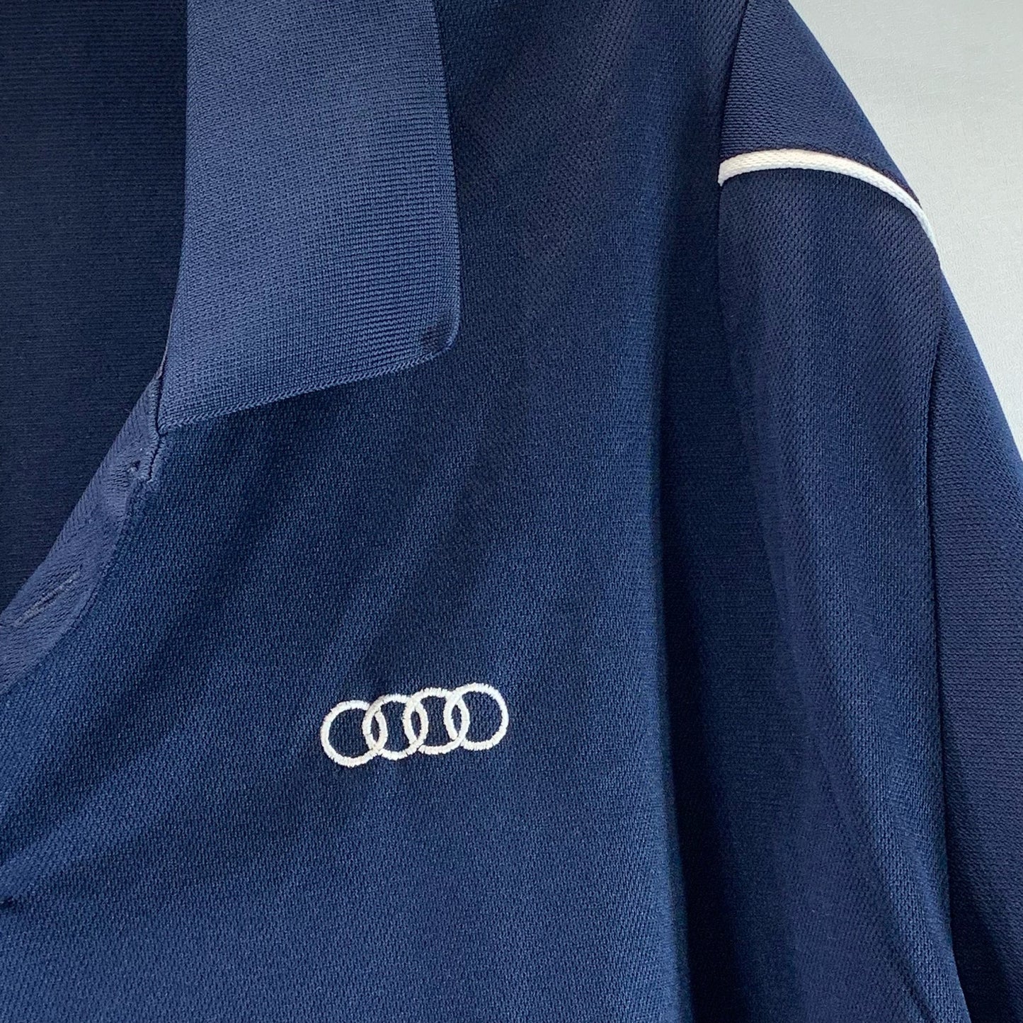 ADIDAS Men's Navy Climalite Standard-Fit Short Sleeve Golf Polo SZ L