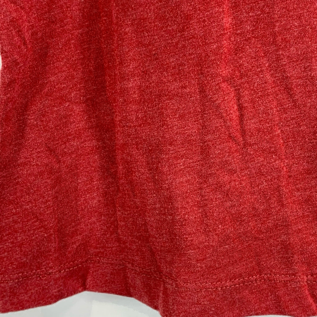 ASICS Men's Red Run Fast Train Hard Logo Crewneck Short Sleeve T-Shirt SZ S