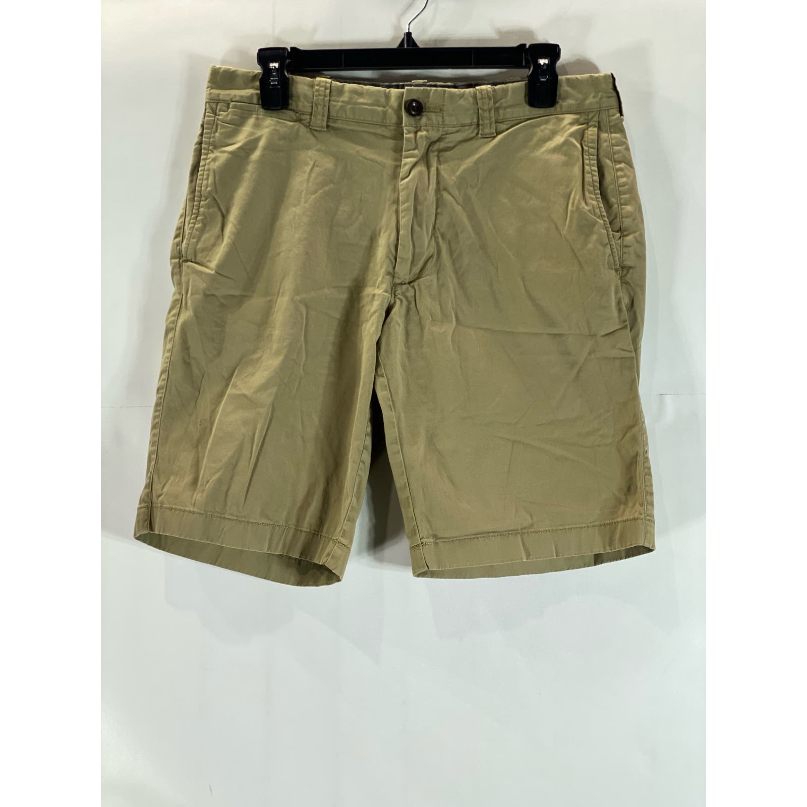 J. CREW Men's Tan Regular-Fit 10.5" Stretch Five-Pocket Chino Shorts SZ 31