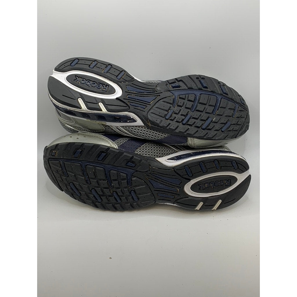 REEBOK Men's Gray-Silver Mesh DMX Sneakers SZ 9.5