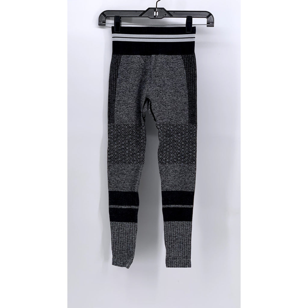 UNBRANDED Women's Heather Gray Seamless High-Rise Ankle Leggings SZ XS