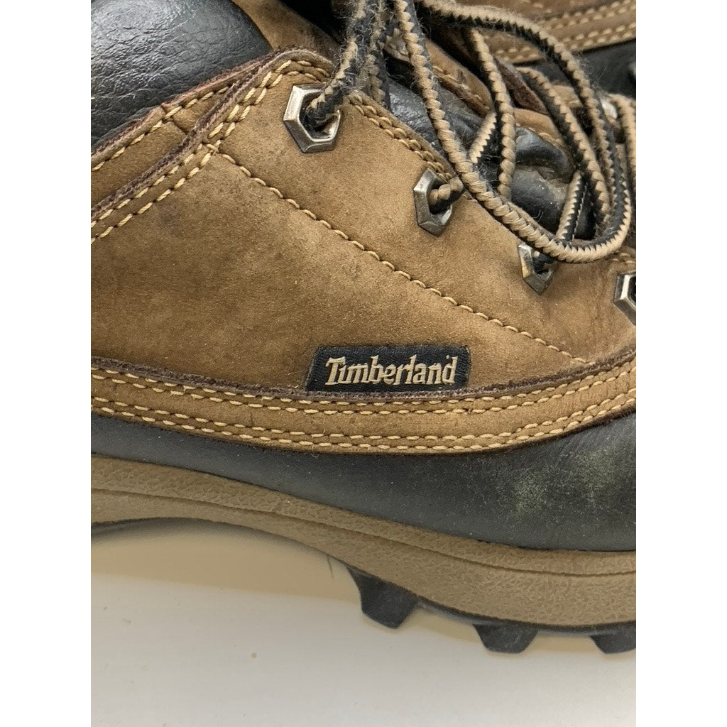 TIMBERLAND Men's Brown Leather ACT Canard Boots SZ 9.5