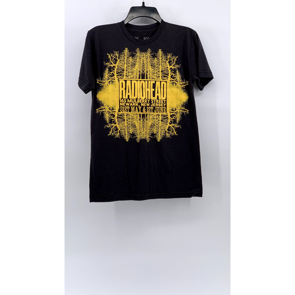 W.A.S.T.E Men's Charcoal Radiohead Graphic T-Shirt SZ S