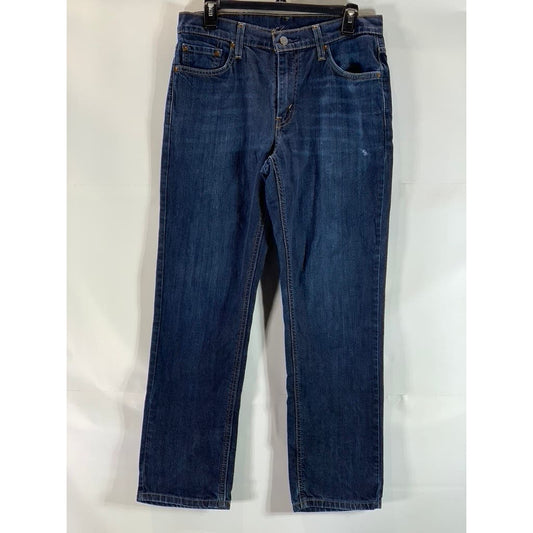 LEVI'S Men's Dark Blue 541 Athletic Taper-Fit Denim Five-Pocket Jeans SZ 30X30