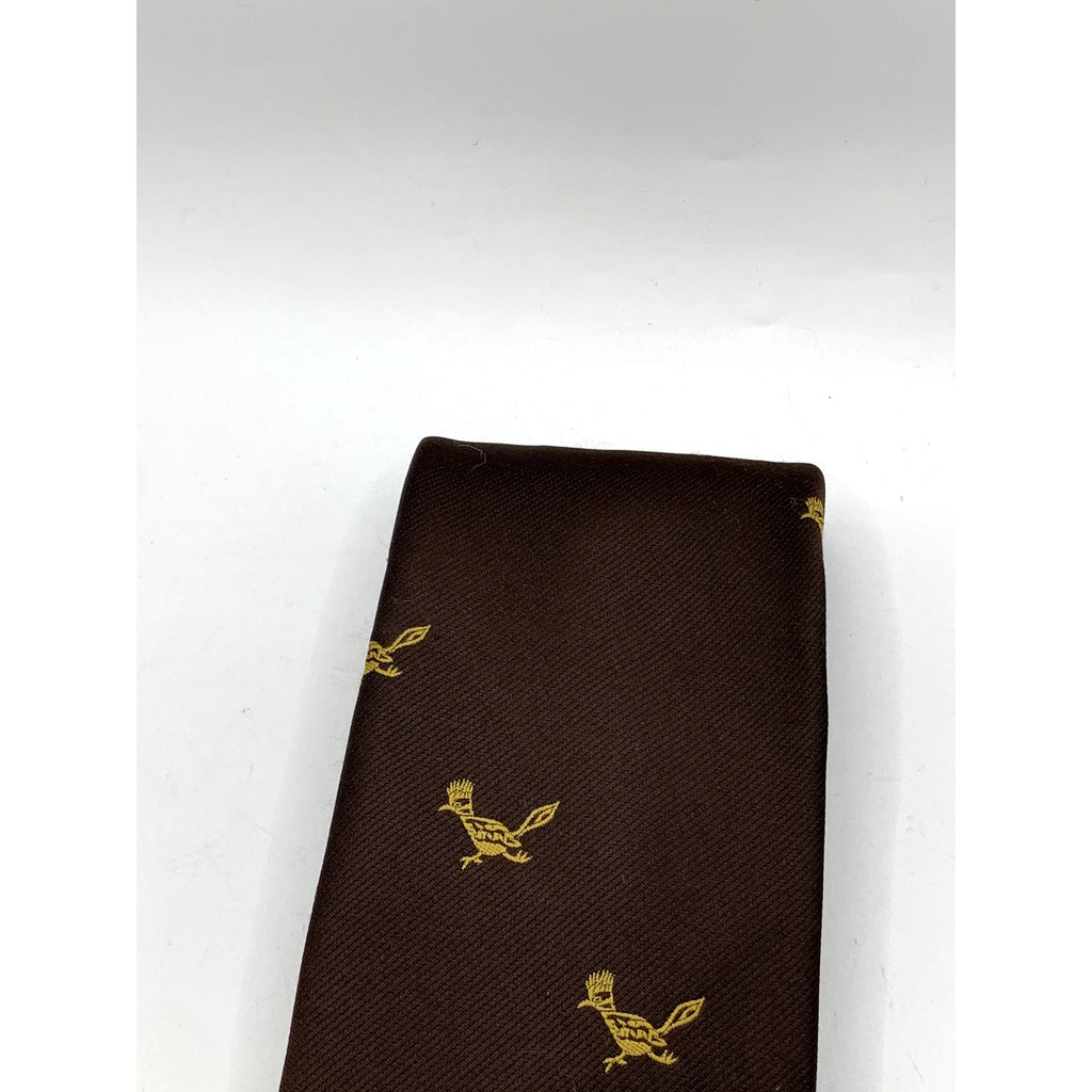UNBRANDED Men's Vintage Brown Roadrunner Regular Tie OS