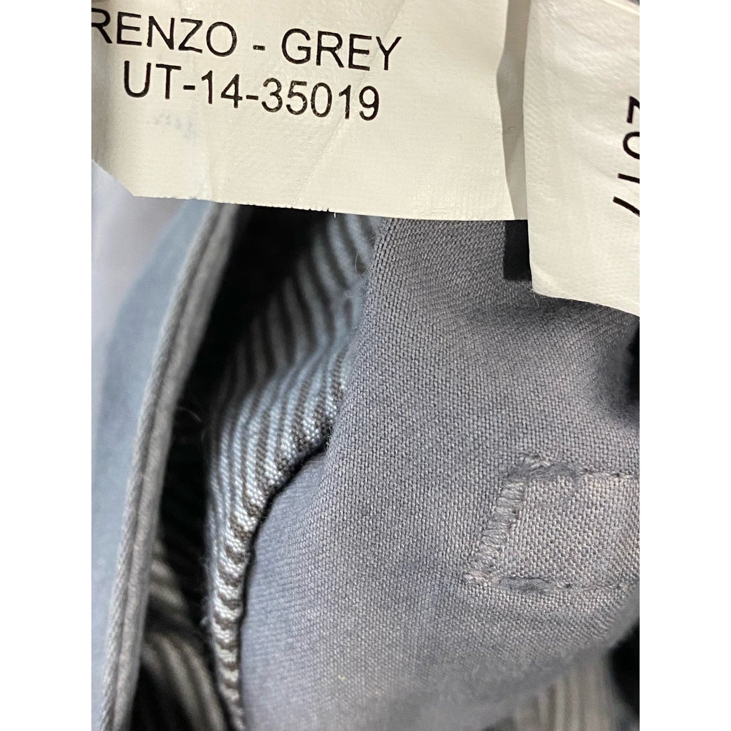 UNTUCKIT Men's Kenzo Gray Straight-Leg Pima Cotton Five-Pocket Jean SZ 32X32