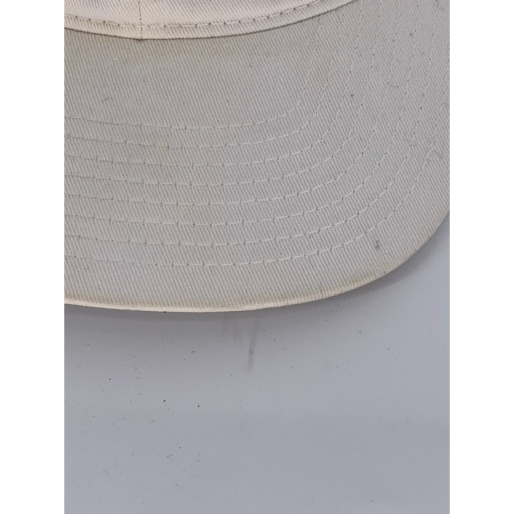 OBEY Men's White-Red Embroidered Logo Adjustable Hat SZ OS