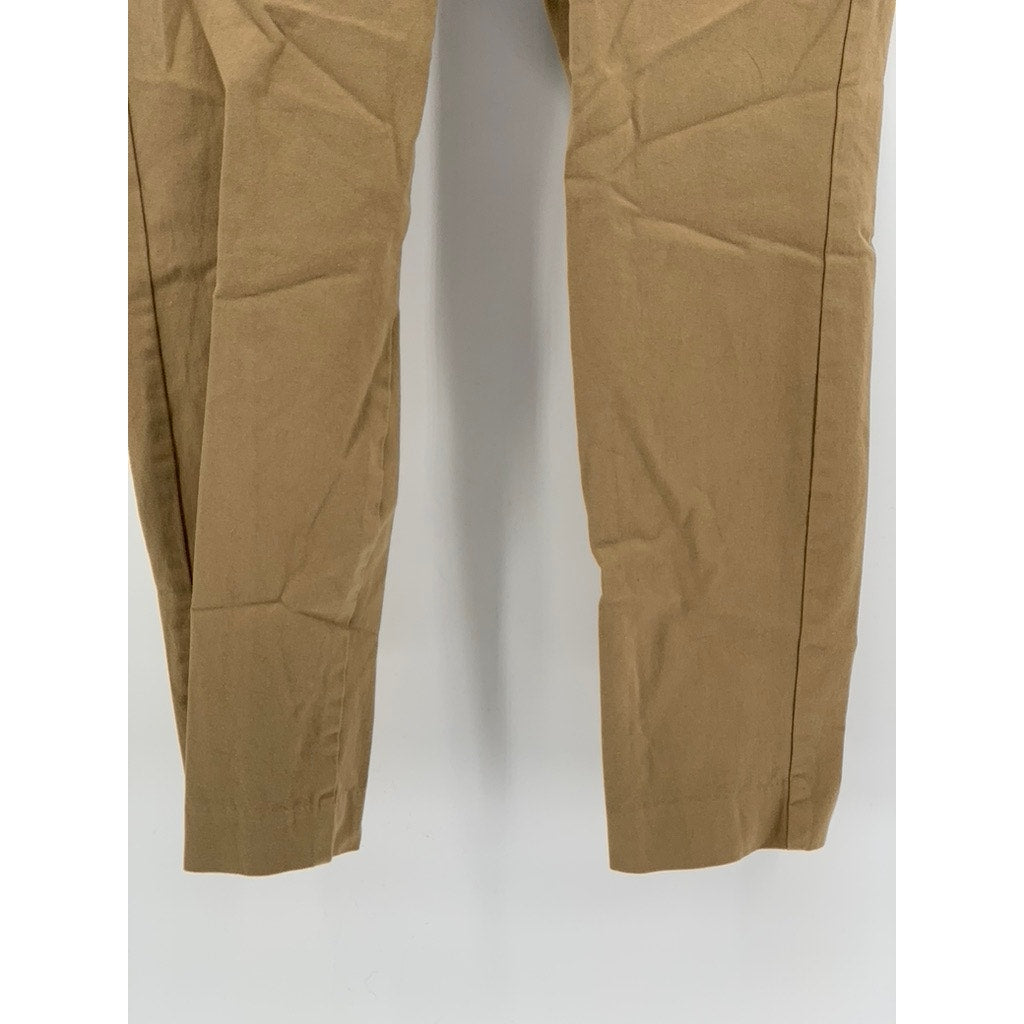 OLD NAVY Women's Tan Teakwood High-Rise Pixie Skinny Pants SZ 6