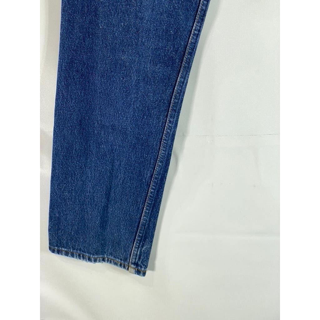 LEVI'S Men's Blue 501 Vintage Straight-Fit Five-Pocket Button-Fly Jeans SZ 31X34