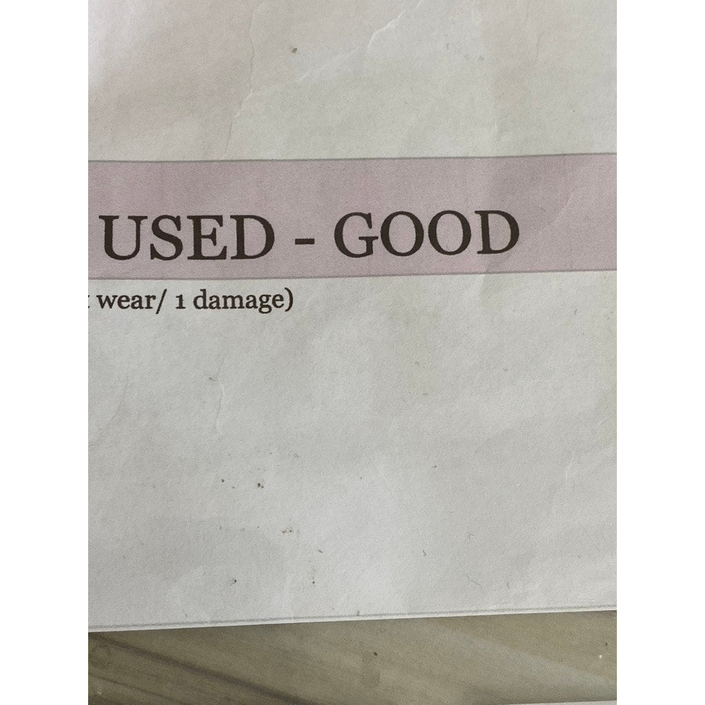 MAINSTREET BLUES Women's Vintage Yellow-White Striped Button-Up Top SZ M