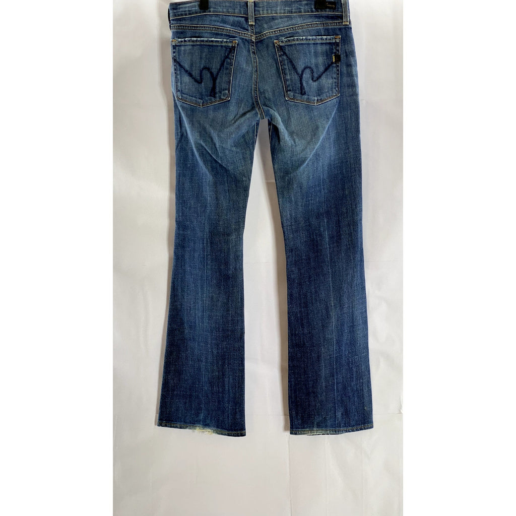 CITIZENS OF HUMANITY By Jerome Dahan Women's Blue Low-Waist Bootcut Jeans SZ 30